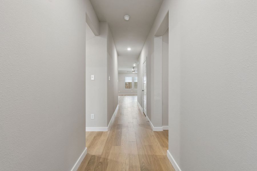 Entryway in the Emmy II home plan by Trophy Signature Homes - REPRESENTATIVE PHOTO