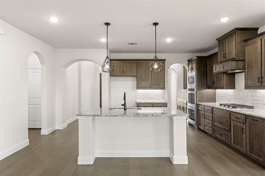 Furnished interior view inside a new home in Lovers Landing, Forney (Image 11). Furnished interior view inside a new home in Lovers Landing, Forney (Image 11).