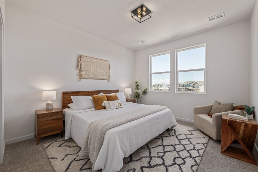 Furnished interior view inside a new home in Painted Prairie, Aurora (Image 29).