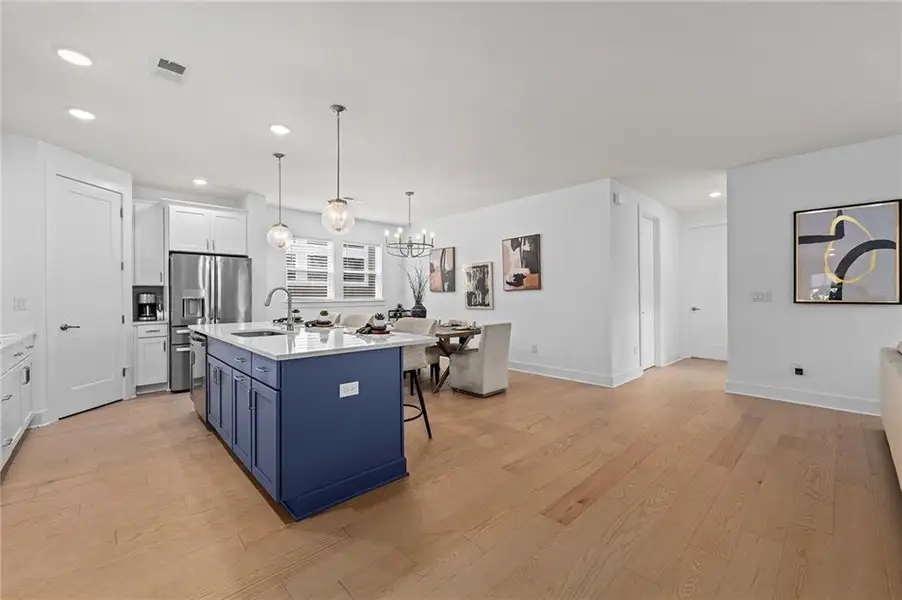 Furnished interior view inside a new home in Crescent Pointe at Great Sky, Canton (Image 30).