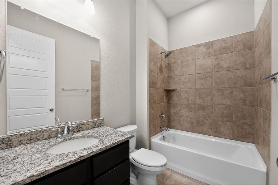 Furnished interior view inside a new home in Legacy Estates, Mansfield (Image 4). Furnished interior view inside a new home in Legacy Estates, Mansfield (Image 4).