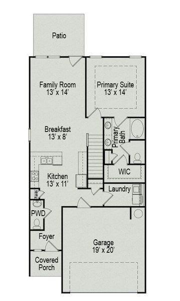 First floor layout