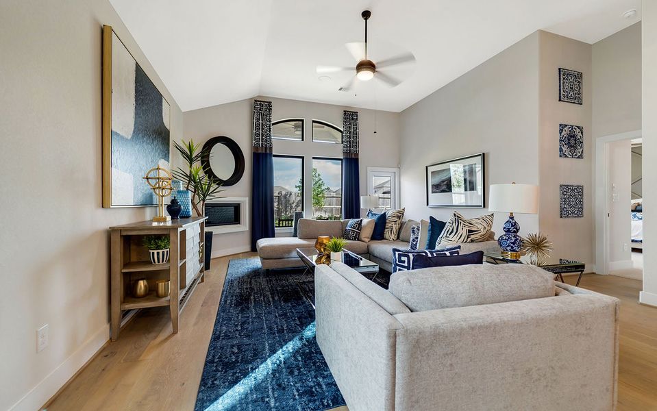 Furnished interior view inside a new home in Windrose Green, Angleton (Image 13).