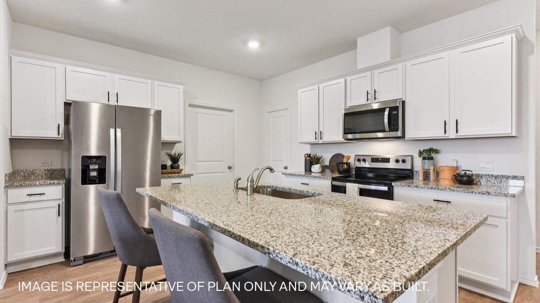 Furnished interior view inside a new home in Palomino, Manor (Image 14).