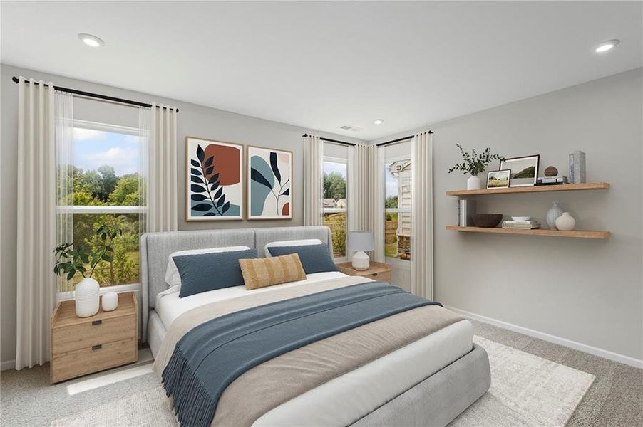 Furnished interior view inside a new home in Laurel Farms, Dallas (Image 11). Furnished interior view inside a new home in Laurel Farms, Dallas (Image 11).