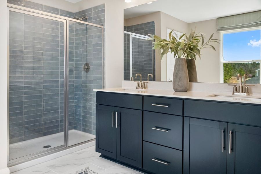Representative furnished interior of a home built from the 2338 Modeled by KB Home in Midland Crossing, Midland (Image 9).