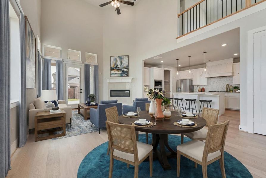 Furnished interior view inside a new home in Edgewater, Fate (Image 8).