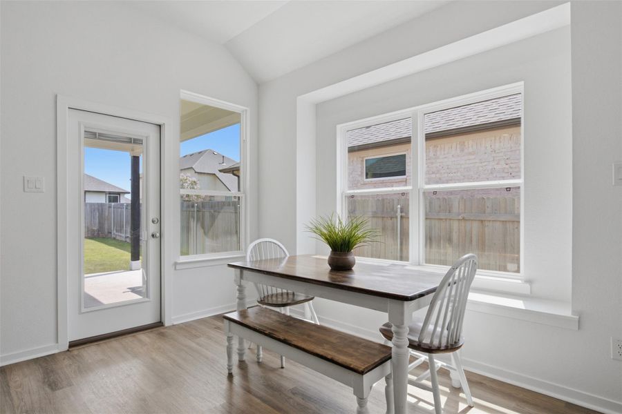 Furnished interior view inside a new home in , Manor (Image 20).