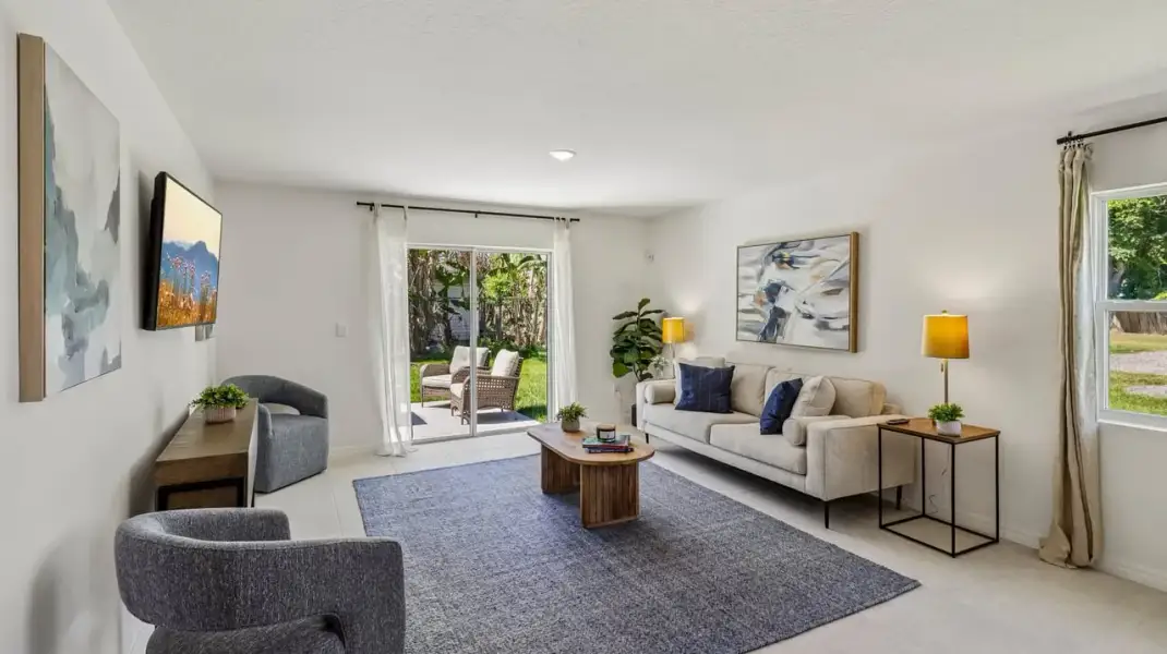 Representative furnished interior of a home built from the Marigold by Maronda Homes in Palm Bay, Palm Bay (Image 17).