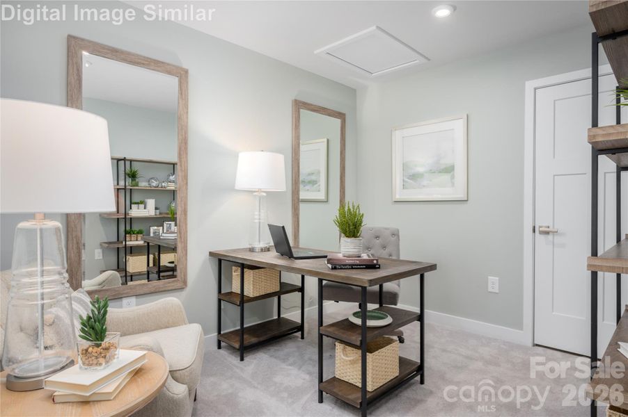 Illustrative purposes only - Flex, gym, play room - Lower level