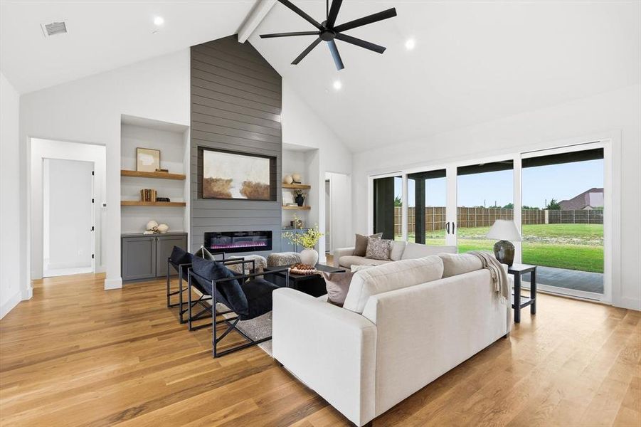 Furnished interior view inside a new home in , Red Oak (Image 12).
