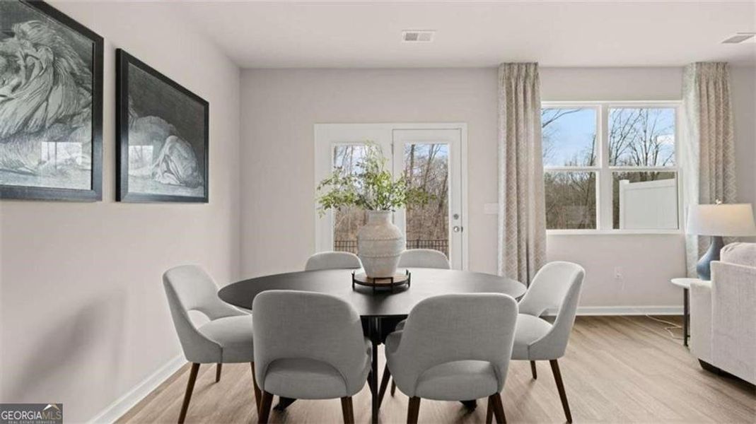 Furnished interior view inside a new home in Echo Glen, Stockbridge (Image 10).