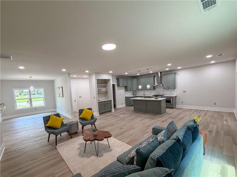 Furnished interior view inside a new home in , Norcross (Image 16).