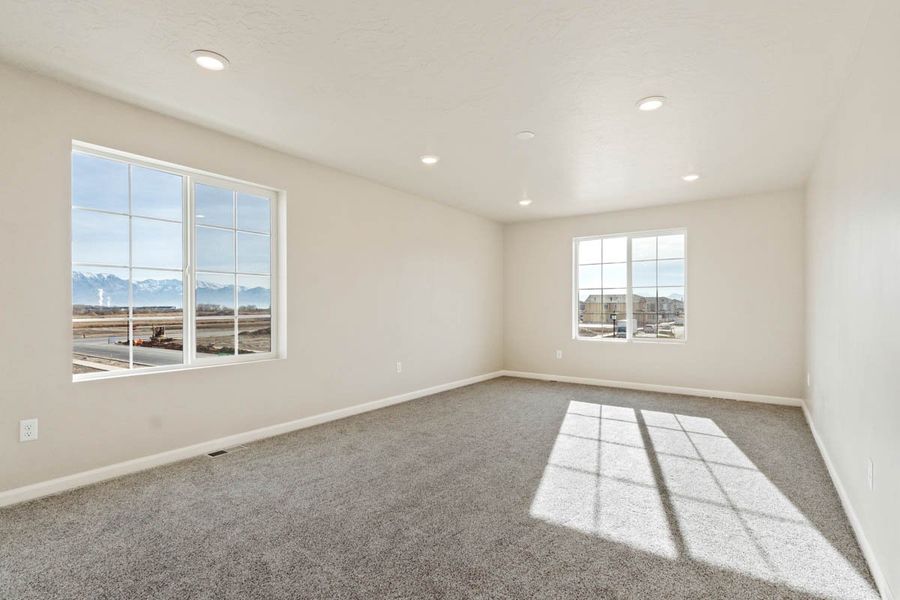 Spacious, unfurnished interior of a new home in Bradley Heights, Colorado Springs (Image 26). Spacious, unfurnished interior of a new home in Bradley Heights, Colorado Springs (Image 26).