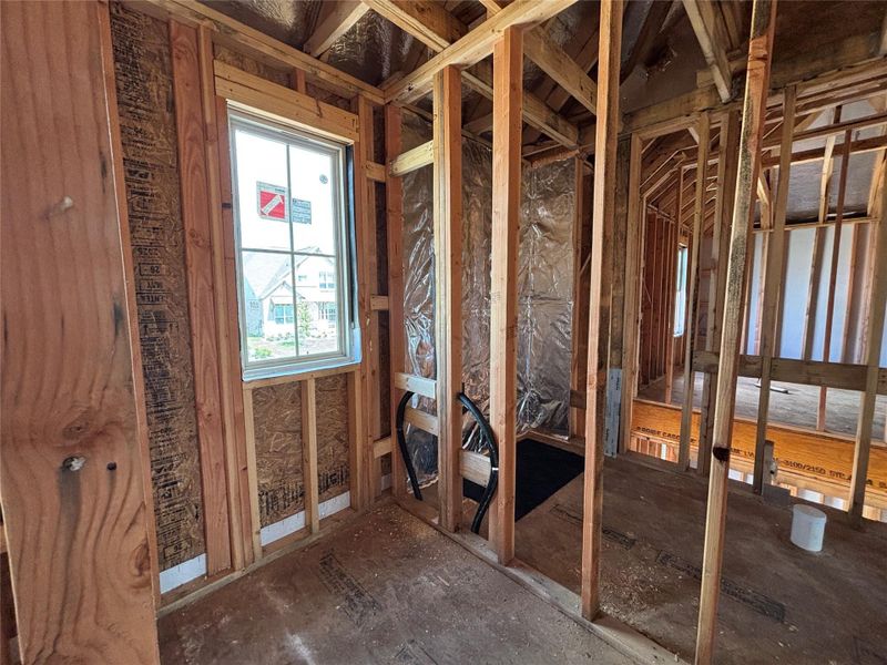 In-progress construction of a new home in Provence 70s, Austin, TX (Image 32). In-progress construction of a new home in Provence 70s, Austin, TX (Image 32).