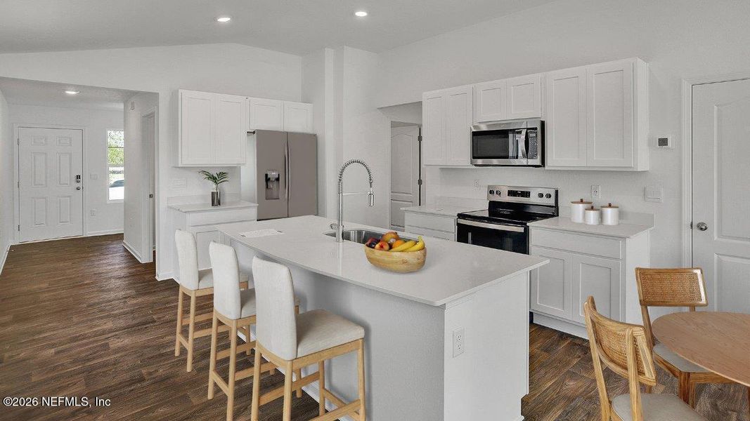 Furnished interior view inside a new home in Grand Reserve, Bunnell (Image 6).