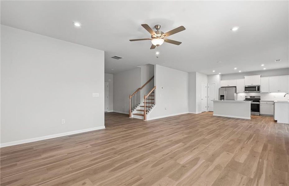 Furnished interior view inside a new home in Anderson Point, McDonough (Image 9).