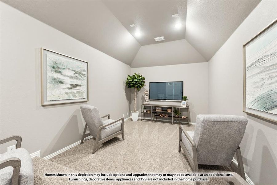 Furnished interior view inside a new home in North Grove, Waxahachie (Image 37).