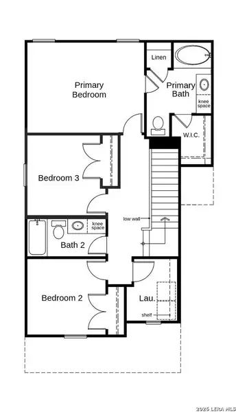 2D floor plan layout of this home in , San Antonio, TX (Image 3).