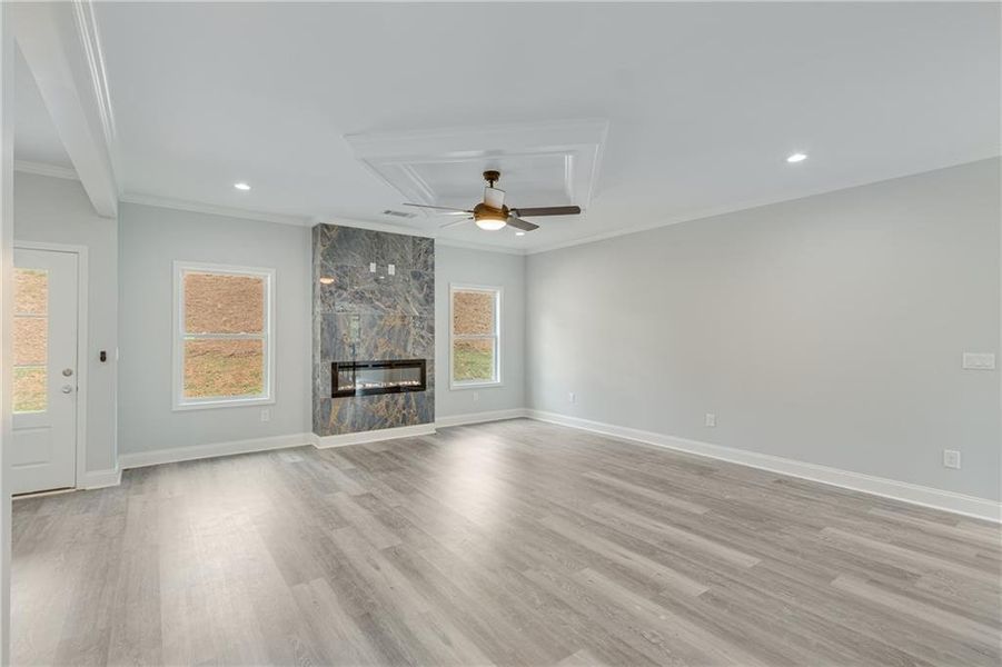 Spacious, unfurnished interior of a new home in , Gainesville (Image 49).
