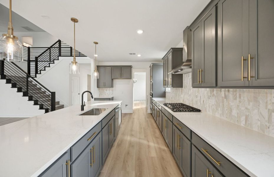 Representative furnished interior of a home built from the Ferris by Pulte Homes in Corley Farms, Boerne (Image 13).