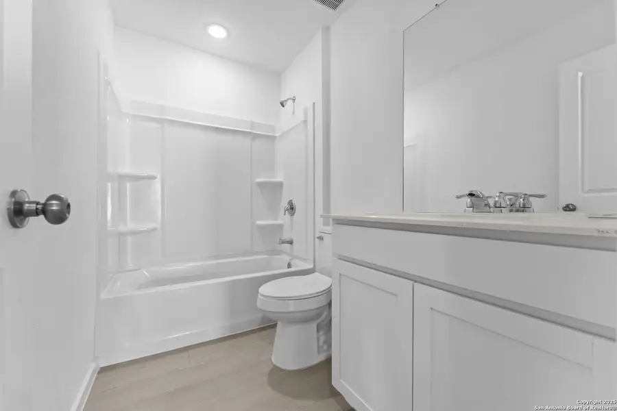 Furnished interior view inside a new home in Randolph Crossing: Cottage Collection, Converse (Image 5). Furnished interior view inside a new home in Randolph Crossing: Cottage Collection, Converse (Image 5).