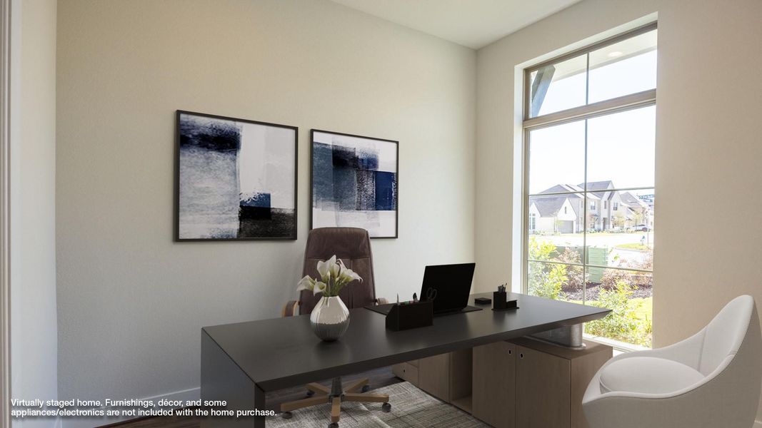 Furnished interior view inside a new home in Nolina 60', Georgetown (Image 10).