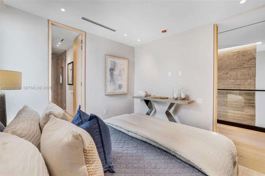 Furnished interior view inside a new home in , Miami Beach (Image 44).