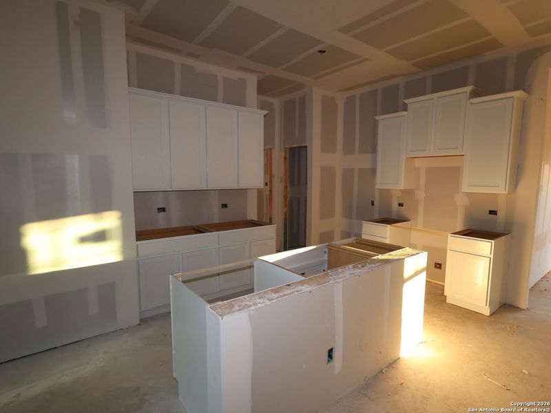 In-progress construction of a new home in Cinco Lakes, San Antonio, TX (Image 17).