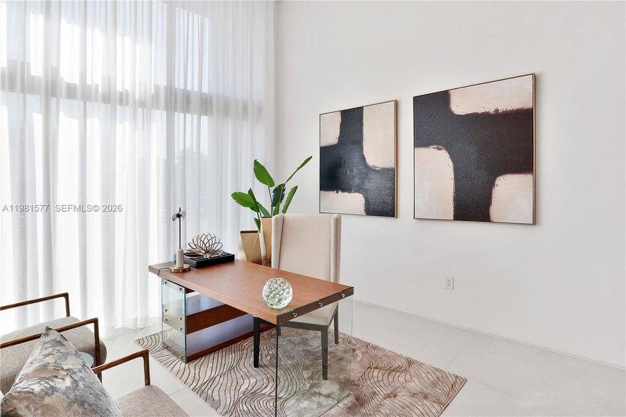 Furnished interior view inside a new home in , Davie (Image 8).