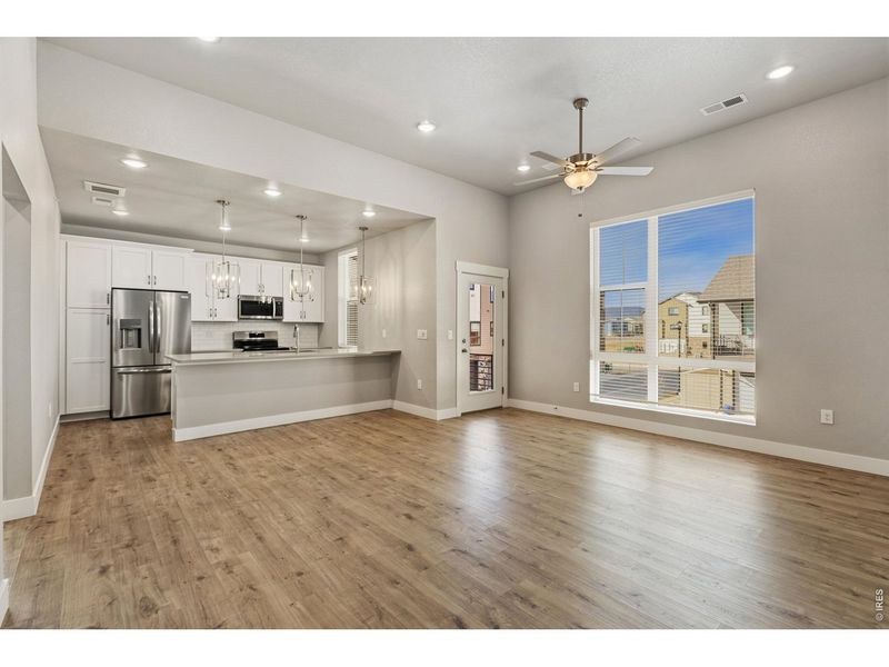 Spacious, unfurnished interior of a new home in Northfield at Old Town - Vista Collection, Fort Collins (Image 13).