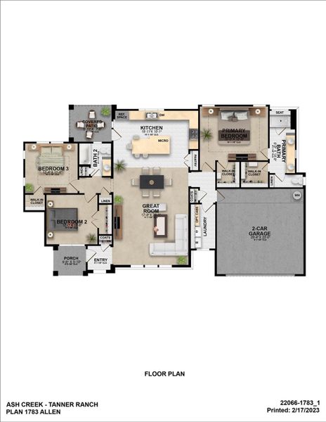 View of home floor plan