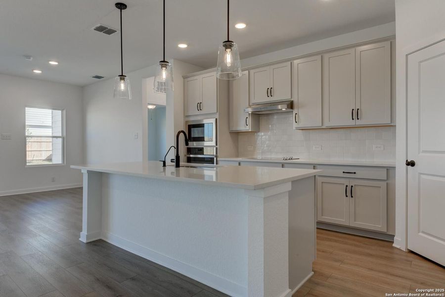 Furnished interior view inside a new home in The Preserve at the Wilder, Adkins (Image 9). Furnished interior view inside a new home in The Preserve at the Wilder, Adkins (Image 9).