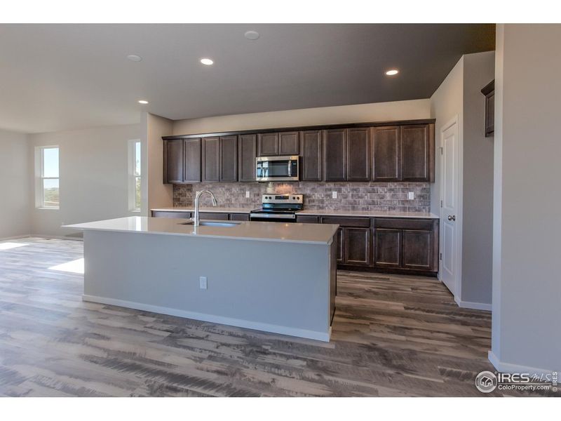 Furnished interior view inside a new home in Prairie Song, Windsor (Image 9).