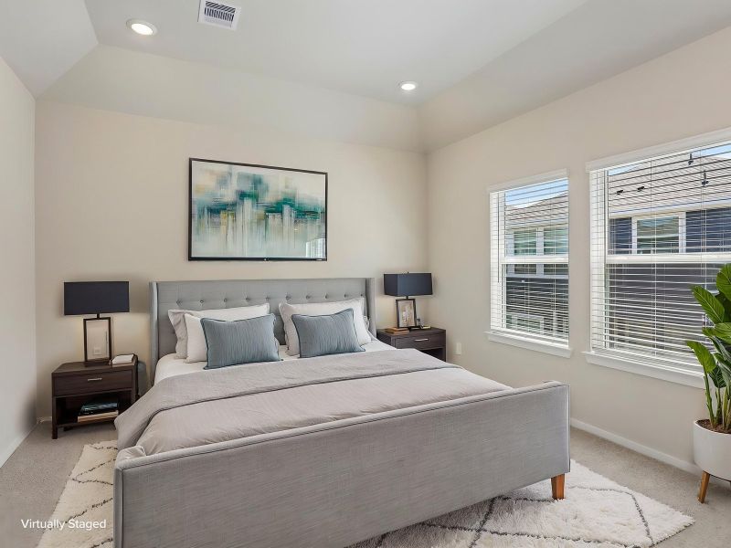 Furnished interior view inside a new home in Kemah Crossing - City Series, Kemah (Image 7). Furnished interior view inside a new home in Kemah Crossing - City Series, Kemah (Image 7).