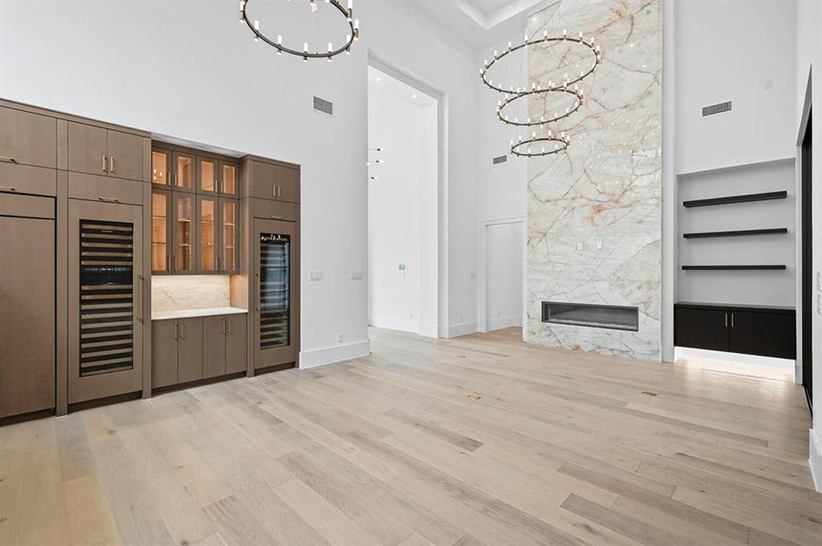 Spacious, unfurnished interior of a new home in Fields, Frisco (Image 13). Spacious, unfurnished interior of a new home in Fields, Frisco (Image 13).