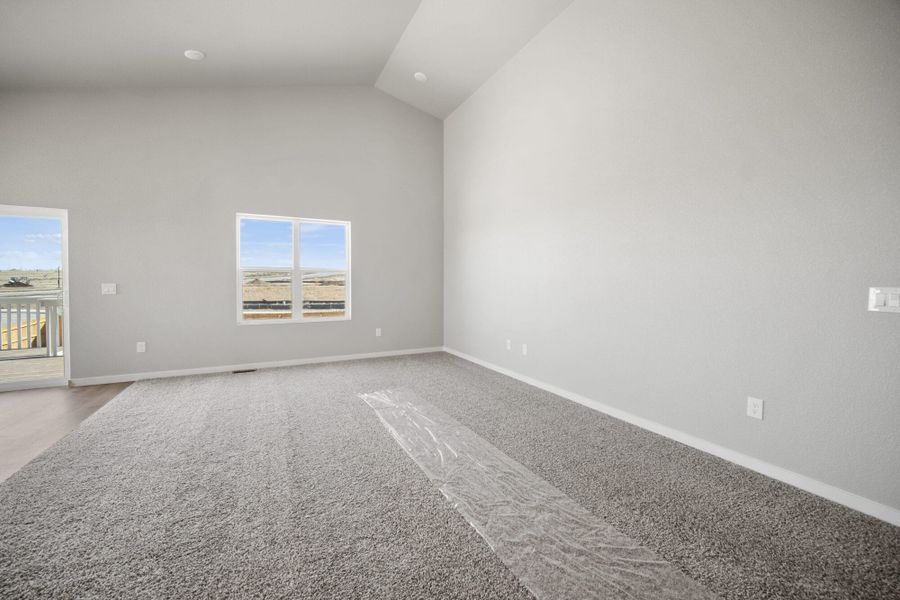 Representative unfurnished interior of a home built from the The Jackson by View Homes in Jackson Creek North, Monument (Image 23).