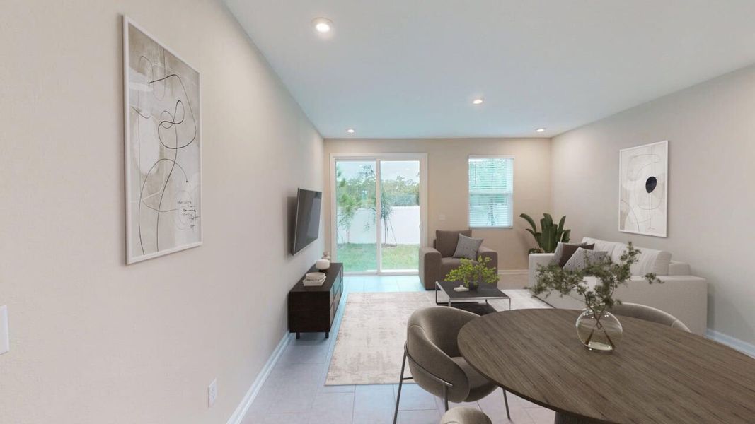 Representative furnished interior of a home built from the Luna by Mattamy Homes in Egret Creek, Jacksonville (Image 6).