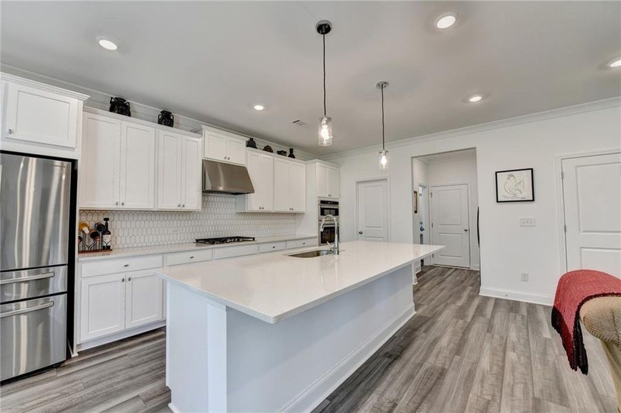 Furnished interior view inside a new home in Bailey Fence, Dacula (Image 36).