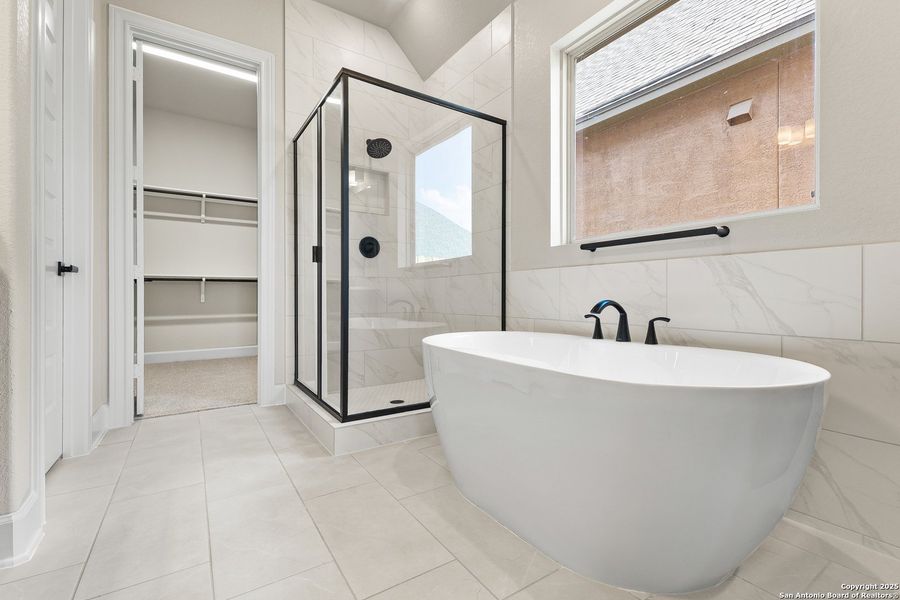 Furnished interior view inside a new home in The Enclave at Potranco Oaks, Castroville (Image 12).