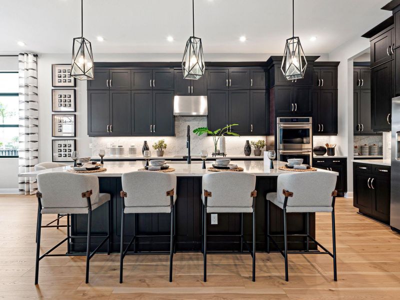 Furnished interior view inside a new home in , Port St. Lucie (Image 35).