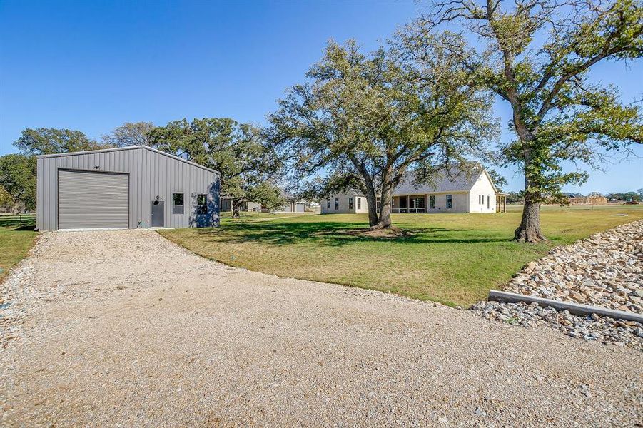 Exterior details and patio area of a home in , Weatherford (Image 20).
