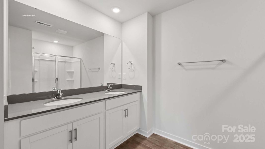 Furnished interior view inside a new home in Clark Creek Landing, Lincolnton (Image 8).