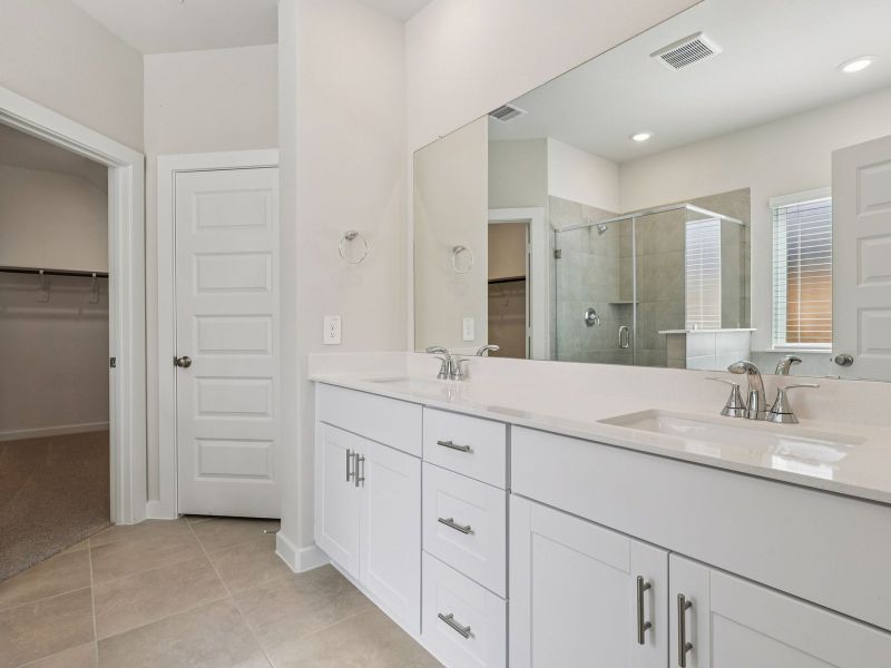 Furnished interior view inside a new home in Landing Meadows - Premier Series, New Caney (Image 8).