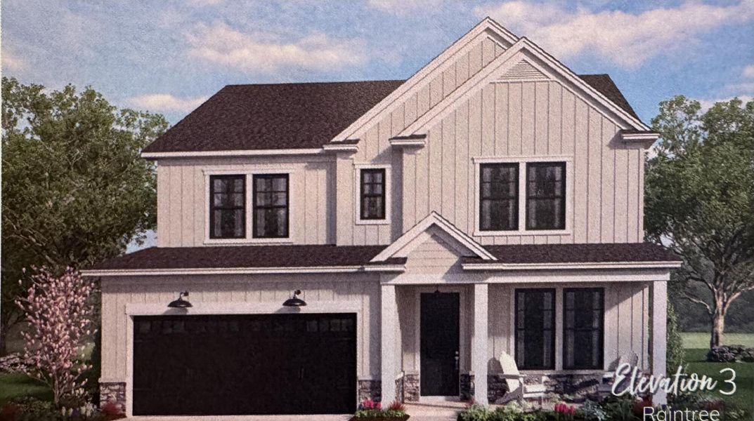 Front exterior of a new home in Indigo Place, North Charleston, SC, highlighting curb appeal (Image 21). Front exterior of a new home in Indigo Place, North Charleston, SC, highlighting curb appeal (Image 21).