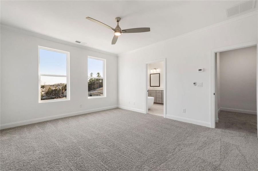 Spacious, unfurnished interior of a new home in , Sugar Hill (Image 21).