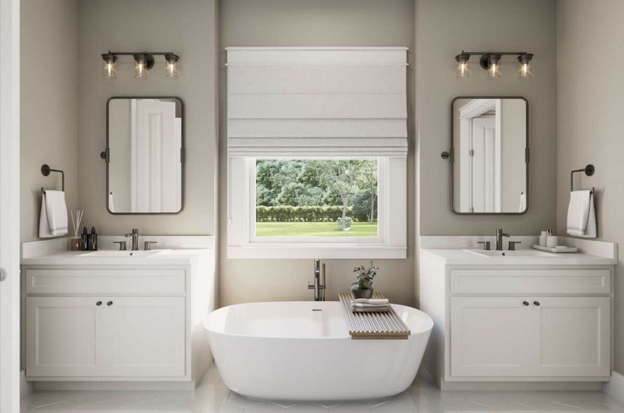 Furnished interior view inside a new home in Parallel Pastures, Poolville (Image 17). Furnished interior view inside a new home in Parallel Pastures, Poolville (Image 17).