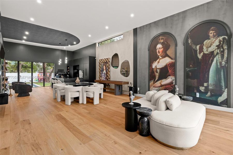 Furnished interior view inside a new home in , Miami (Image 6). Furnished interior view inside a new home in , Miami (Image 6).