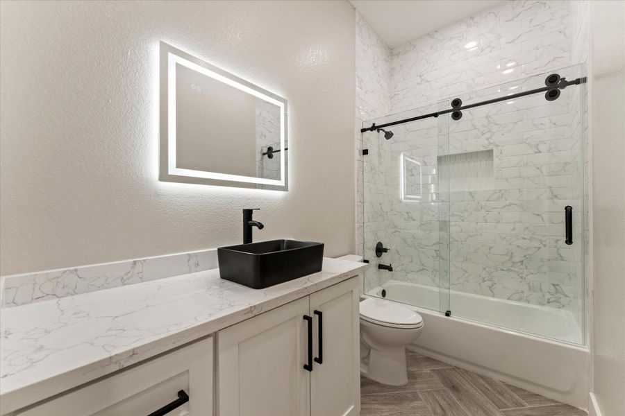 Furnished interior view inside a new home in , La Porte (Image 18).