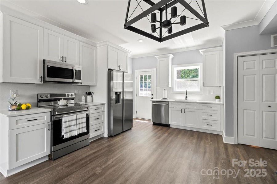 Furnished interior view inside a new home in , Albemarle (Image 6).